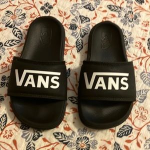 Boys VANS Slides size 12